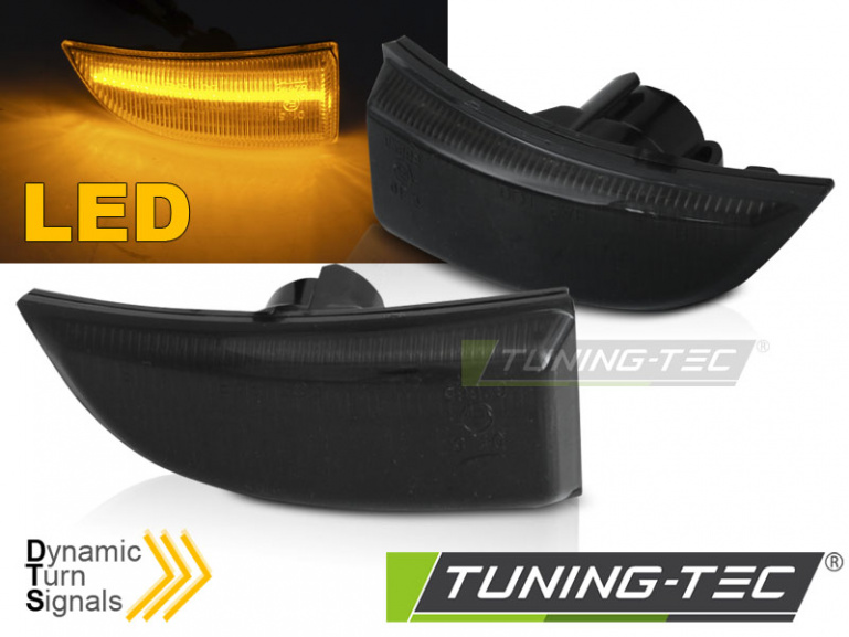 Upgrade LED Spiegelblinker für Renault Megane MK3 / Grand Scenic III Schwarz dynamisch